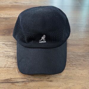 Kangol Black Mesh Baseball Hat